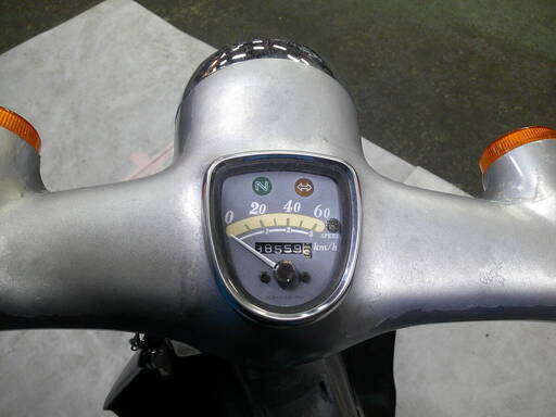 HONDA リトルカブ 黒/銀 エンジン始動動画 自賠責保険で乗れます 半額