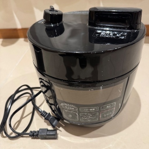 シロカ 電気圧力鍋 黒