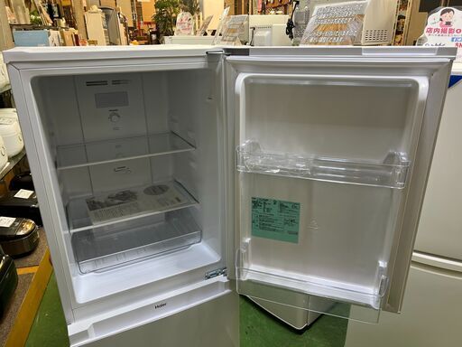 愛品館八千代店】Haier 2022年製 2ドア冷凍冷蔵庫 JR-NF140M