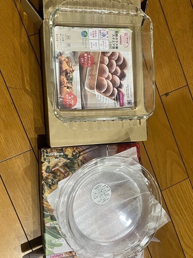 新品 HARIO 耐熱ガラス　二つセット