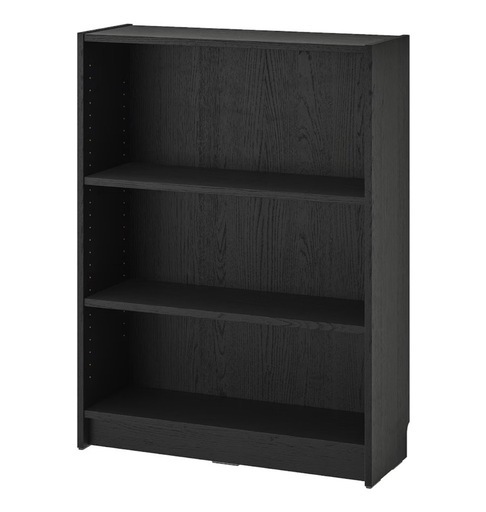 棚3段黒ブラック (こころ) 西馬込の収納家具《棚、シェルフ》の中古あげます・譲ります｜ジモティーで不用品の処分