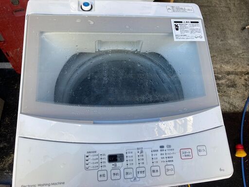 美品】NITORI（ニトリ）全自動洗濯機 6.0kg NTR60 2022年製を新座