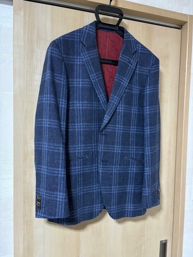 新品・未使用】ANGELICO ゆるかっ チェック柄 ビジネスジャケット 