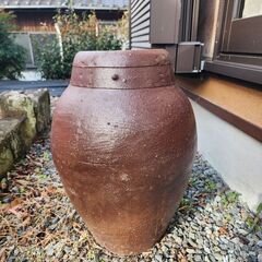 ‼️希少品インテリア水瓶ヒビ無し‼️昭和レトロ焼物 希少品インテリア水瓶ヒビ無し‼️昭和レトロ焼物 - メルカリ