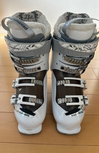 SALOMON 女性用スキー靴 Fusion Advanced ホワイト SALOMON 女性用スキー靴 Fusion Advanced ホワイト