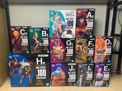 ワンピース　一番くじ　譲渡①　開封品箱あり vol.100 Anniversary 11体セット ワンピース 一番くじ 譲渡① 開封品箱あり vol.100 Anniversary 11体セット