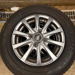 ダイハツ純正15インチホイール、ブリジストン夏タイヤセット 165/55R15