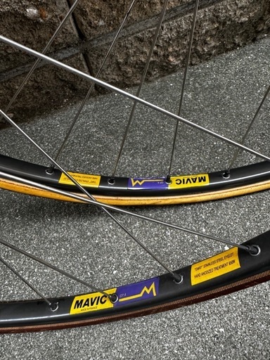 絶版MAVIC 手組みホイール GP4 チューブラー シマノデュラエース 絶版