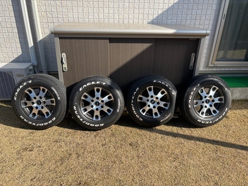ハイエース TRDホイール GOOD YEARタイヤセット4本 ハイエース用 MJCR 