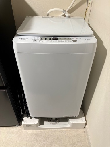 全自動洗濯機】Hisense/HW-G55BK1(5.5kg) 全自動洗濯機 HW-G55BK1 [洗濯