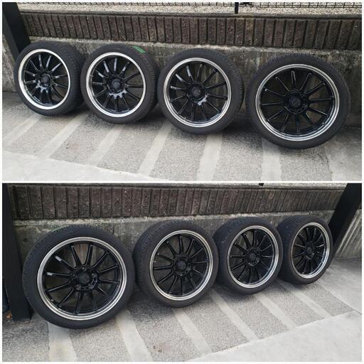 18インチタイヤホイール4本セット トヨタ純正18インチタイヤアルミ 