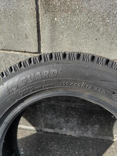 YOKOHAMA 155/65R13 スタッドレスタイヤ 4個 山あり 軽自動車 ヨコハマ YOKOHAMA 155/65R13 スタッドレスタイヤ 4個 山あり 軽自動車 ヨコハマ