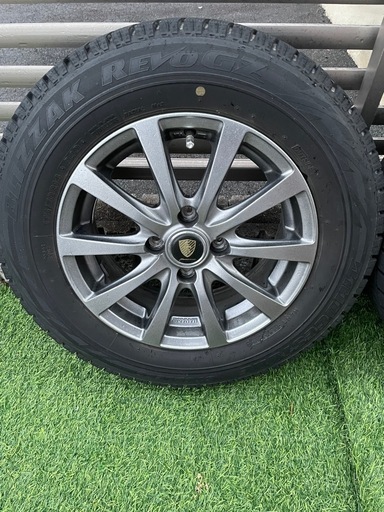 MCCスマートアルミホイールスタッドレスタイヤ15インチ スマート フォーツー用 アルミホイール+スタットレスタイヤ MCC