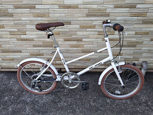 中古自転車 6段変速 425MM ミニベロ軽整備済み 防犯登録対応 町田市 相模原市 MM566 中古自転車 6段変速 425MM ミニベロ軽整備済み 防犯登録対応 町田市 相模原