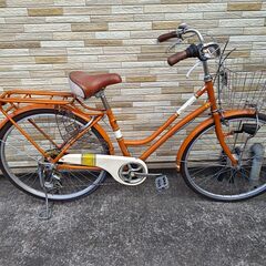 中古自転車 6段変速 26インチ LEDダイナモ 軽整備済み 防犯登録対応 町田市 相模原市 MM648 中古自転車 6段変速 26インチ LEDダイナモ 軽整備済み 防犯登録対応