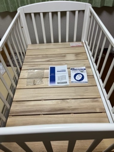 ⭐︎除菌拭き済み美品⭐︎KATOJIベビーベッド 立ちベッド シンプル