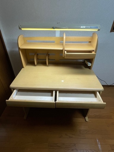 無印良品 木製デスク＋チェアセット 引取り限定】無印良品 木製デスク