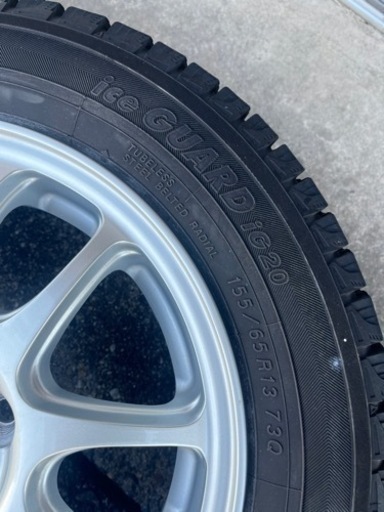 Amazon | スタッドレスタイヤホイールセット ヨコハマ 155/65R14 