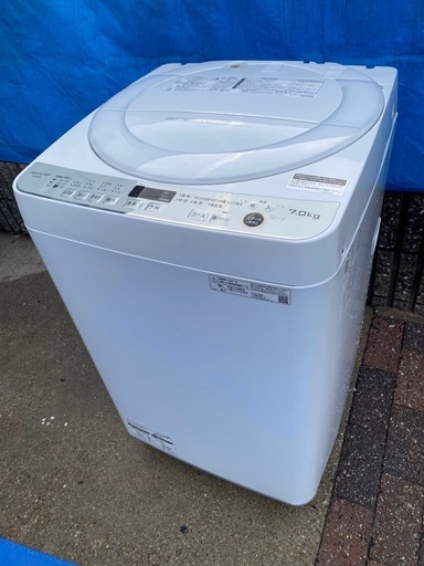 お薦め品‼️分解洗浄済み‼️シャープ洗濯機7kg 2021年 完全分解洗浄