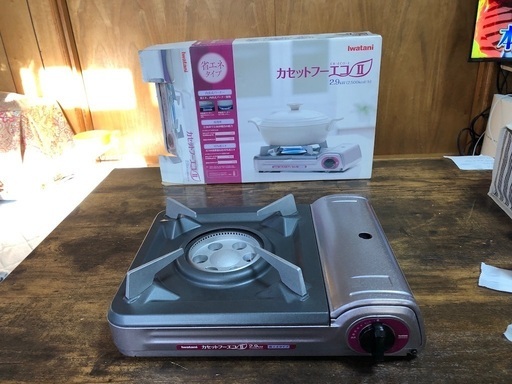 ガスコンロ カセットガスコンロ  イワタニ　CB-EC0-2