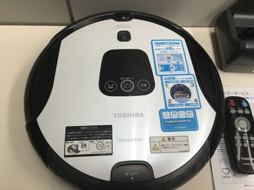 TOSHIBA ロボット掃除機 VC-RB100 本体 東芝 スマーボ ロボット掃除機