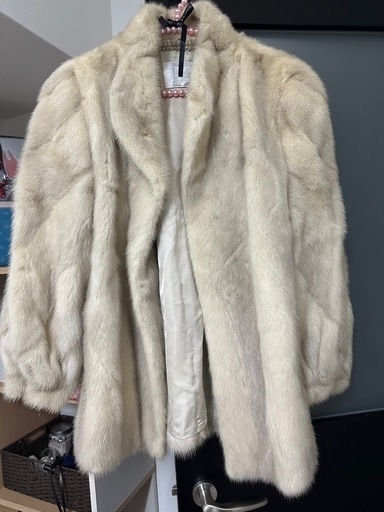 SAGA MINK アイボリー ミンクコート SAGA MINK ROYAL】Rozen fur