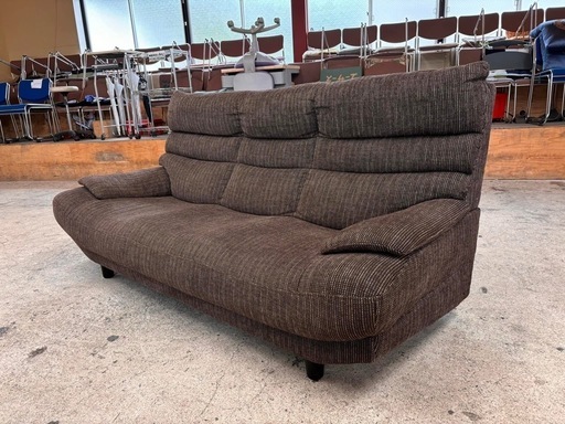 布張り3人掛けソファー 配達可能 3人掛けソファ 布張りタイプ (MK02