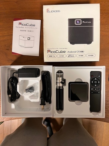 PicoCube 1080P プロジェクター 本体 Android内蔵
