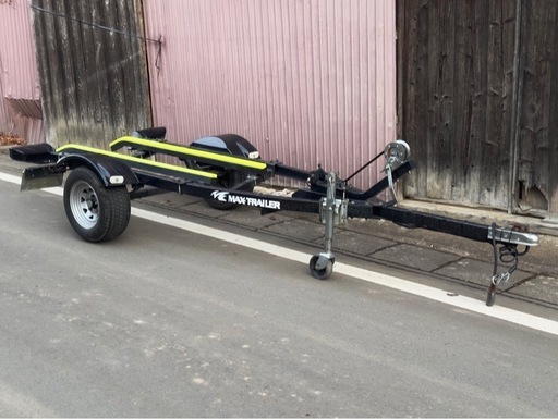 マックストレーラー 軽 ジェットスキー ラメ塗装 ちいさく 水上 マックストレーラー 軽 ジェットスキー ラメ塗装 ちいさく 水上