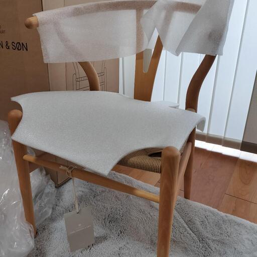 極美品　Yチェア ビーチ材　CH24 ハンス・J・ウェグナー　オイル仕上げ 正規品未使用】Yチェア ビーチ材 CH24 ハンス・J・ウェグナー オイル