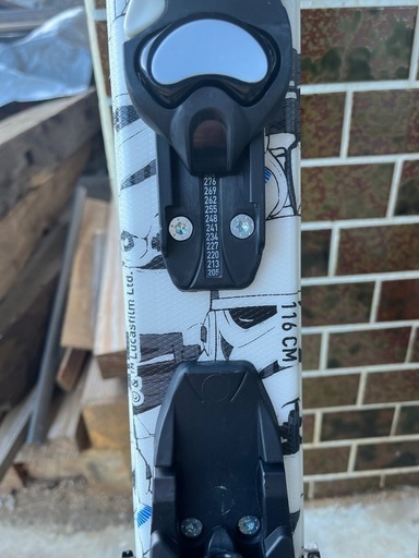 スキー板116 ストック95