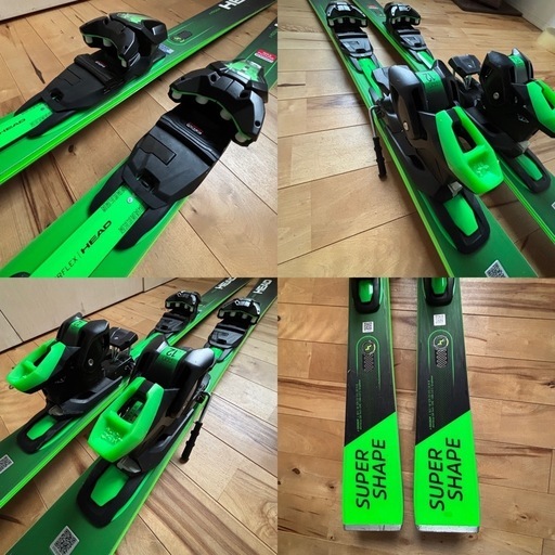 HEAD ヘッド SUPERSHAPE E-MAGNUM 163 スキー板 ビンディング付き HEAD