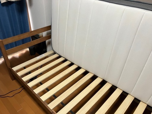 ベッドフレーム&マットレス（Nスリープ） ダブルベッドフレーム ＋