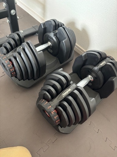 motions ダンベル　40kg✖️2 月額3,980円レンタルプラン：Motions（モーションズ）可変