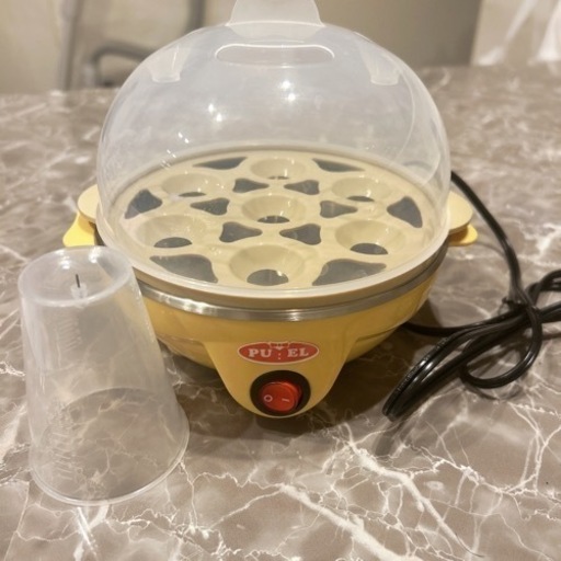 プエル　電気たまごゆで器　家電