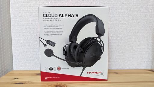 有線 ヘッドセット HyperX Cloud Alpha S ブラック