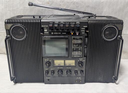 【苫小牧バナナ】希少 昭和レトロ SHARP/シャープ ラジオ カセットレコーダー QT-37 中古 音出し確認済み 現状渡し♪ 苫小牧バナナ】希少 昭和レトロ SHARP/シャープ ラジオ カセット
