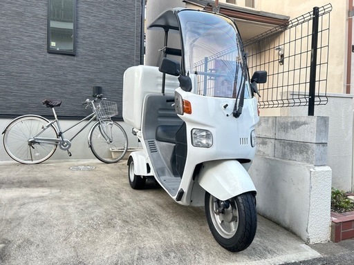 ジャイロ X 後期型 ベース 横浜市から オートバイ バイク ついてる