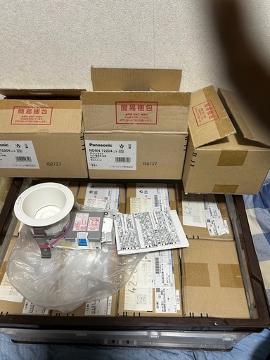 Panasonic ダウンライト　NDNN72204LZ9 12個まとめて Panasonic ダウンライト NDNN72204LZ9 12個まとめて パナソニック