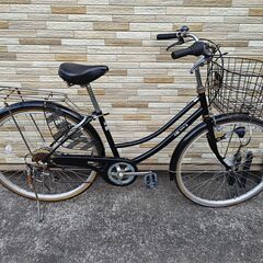 中古自転車 6段変速 20インチ LEDオートライト 軽整備済み 防犯登録