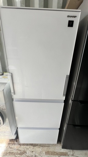 SHARP 3ドア冷蔵庫 2020年製 350L SJ-GW35F-W シャープ SJ-GW35F 価格