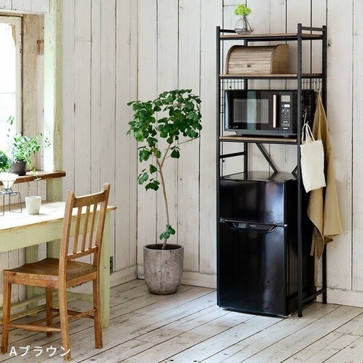 2024年製Panasonic 180L 冷蔵庫 マットブラック　+   山善冷蔵庫上ラックセット 2024年製Panasonic 180L 冷蔵庫 マットブラック + 山善冷蔵庫上ラック