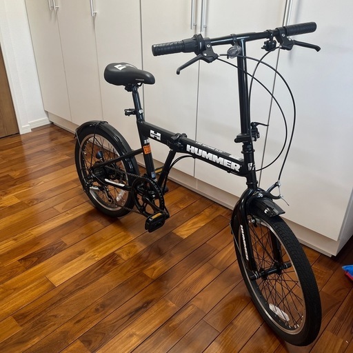 札幌市内配達無料！中古折り畳み20インチブラックハマー！ 札幌市内配達無料！中古折り畳み20インチブラックハマー！