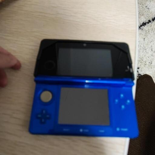 3ds ブルー ニンテンドー3DS アクアブルー 5つカセット付き 任天堂