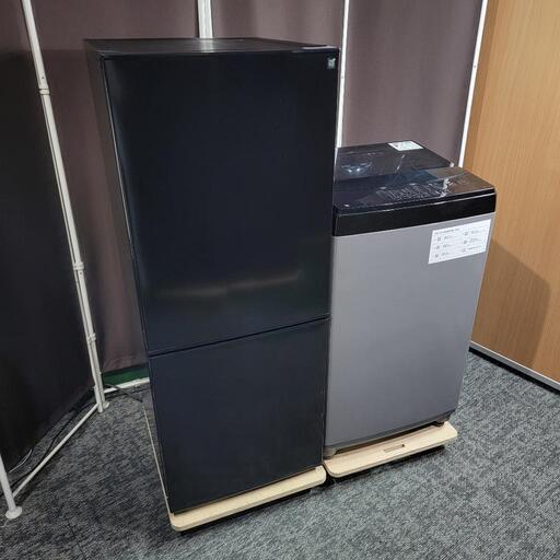 ‼️配送設置は無料🙌‼️最新2023&22年製✨ブラックインテリア✨ニトリ 家電セット