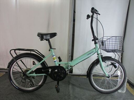 D737 ☆11800円☆ 折りたたみ中古自転車【20インチ 白 nice play】