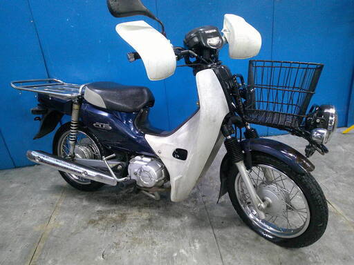 HONDA スーパーカブ50-2 青 エンジン始動確認 自賠責保険で乗れます 半額配送キャンペーン 現状渡し諸経費￥0- 横浜 P-Yard HONDA スーパーカブ50-2プロ 紺 エンジン始動動画 自賠保険で乗れます