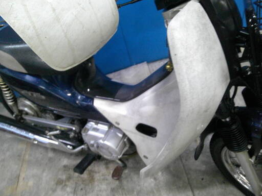 HONDA スーパーカブ50-2プロ 紺 エンジン始動動画 自賠保険で乗れます