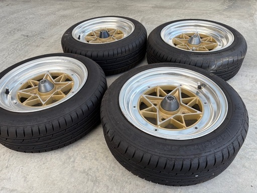 旧車 スターシャーク -13 1480 14インチ 8J 114.3-4H アルミホイール2本セット 復刻版 スターシャーク/STAR SHARK (STAR-13480 : カスタムパーツ専門店 Daizen - 通販 - Yahoo!ショッピング