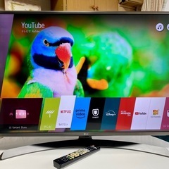 【4K対応,動画アプリ,HDD】43インチ 液晶テレビ LG 43UJ6500 43